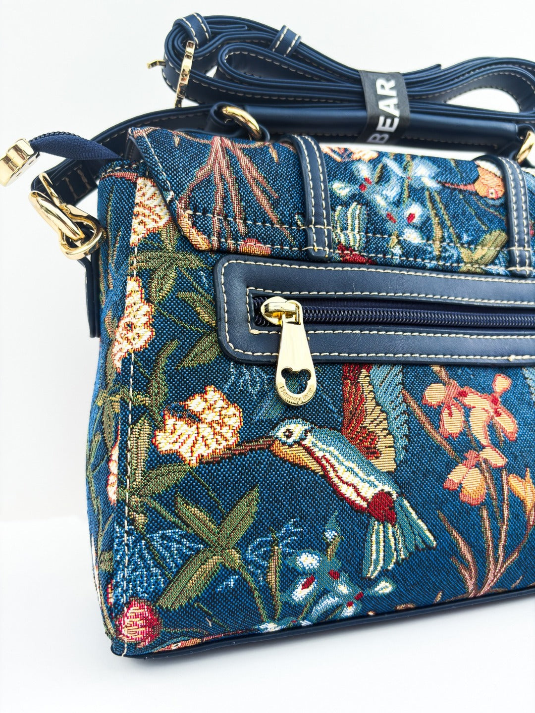 Blue Hummingbird Top Handle