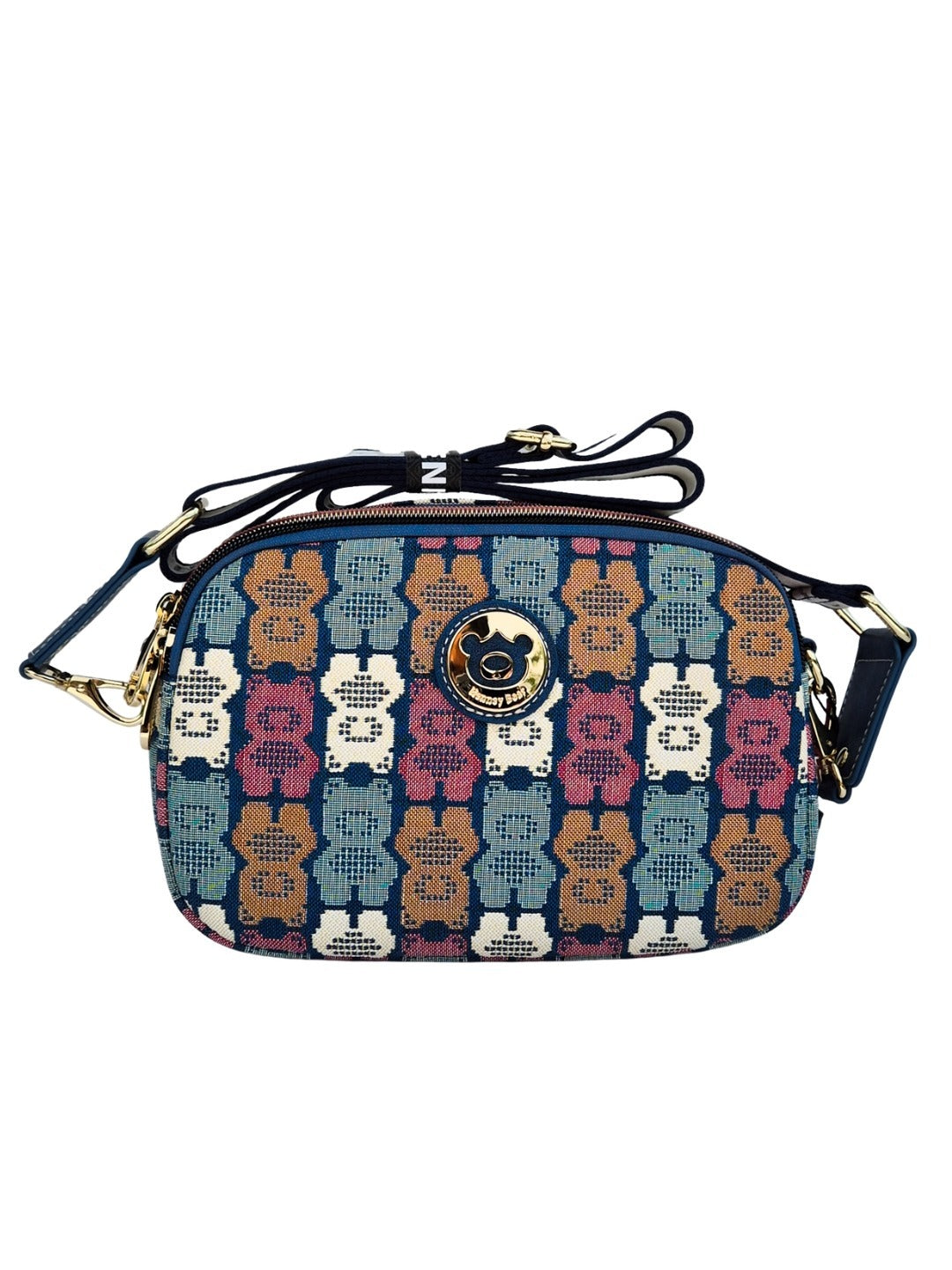 Brick Bear Crossbody Bag