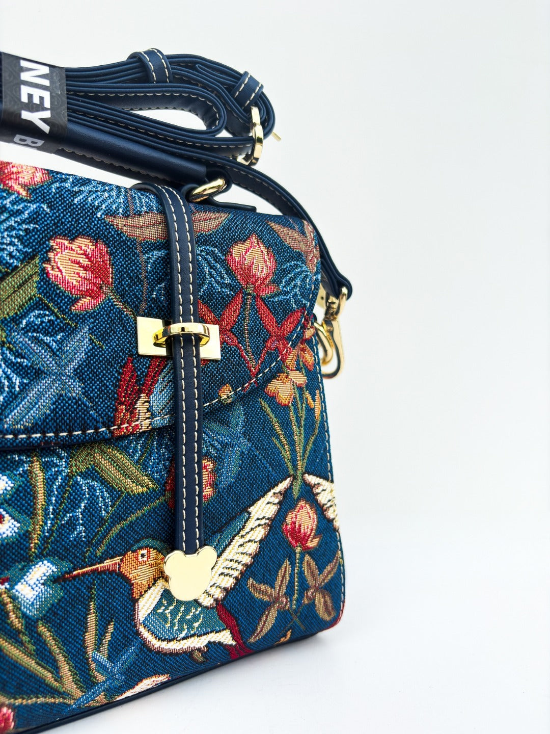 Blue Hummingbird Top Handle