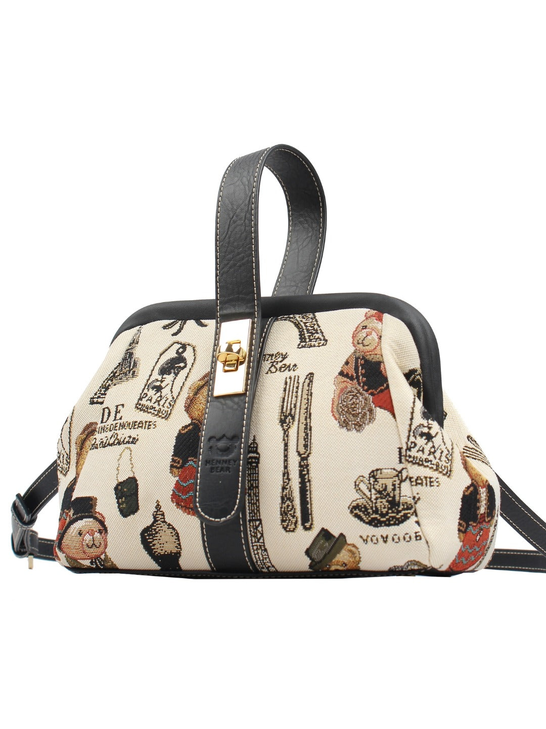 Paris Bear Sling Bag