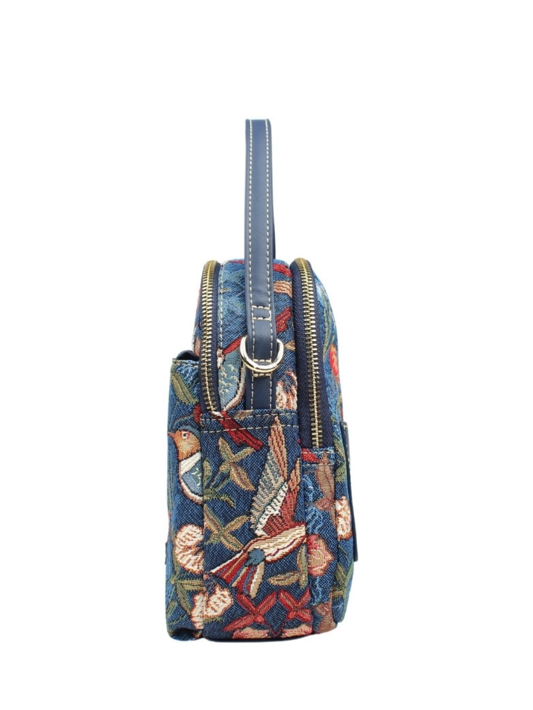 Blue Hummingbird Crossbody Bag