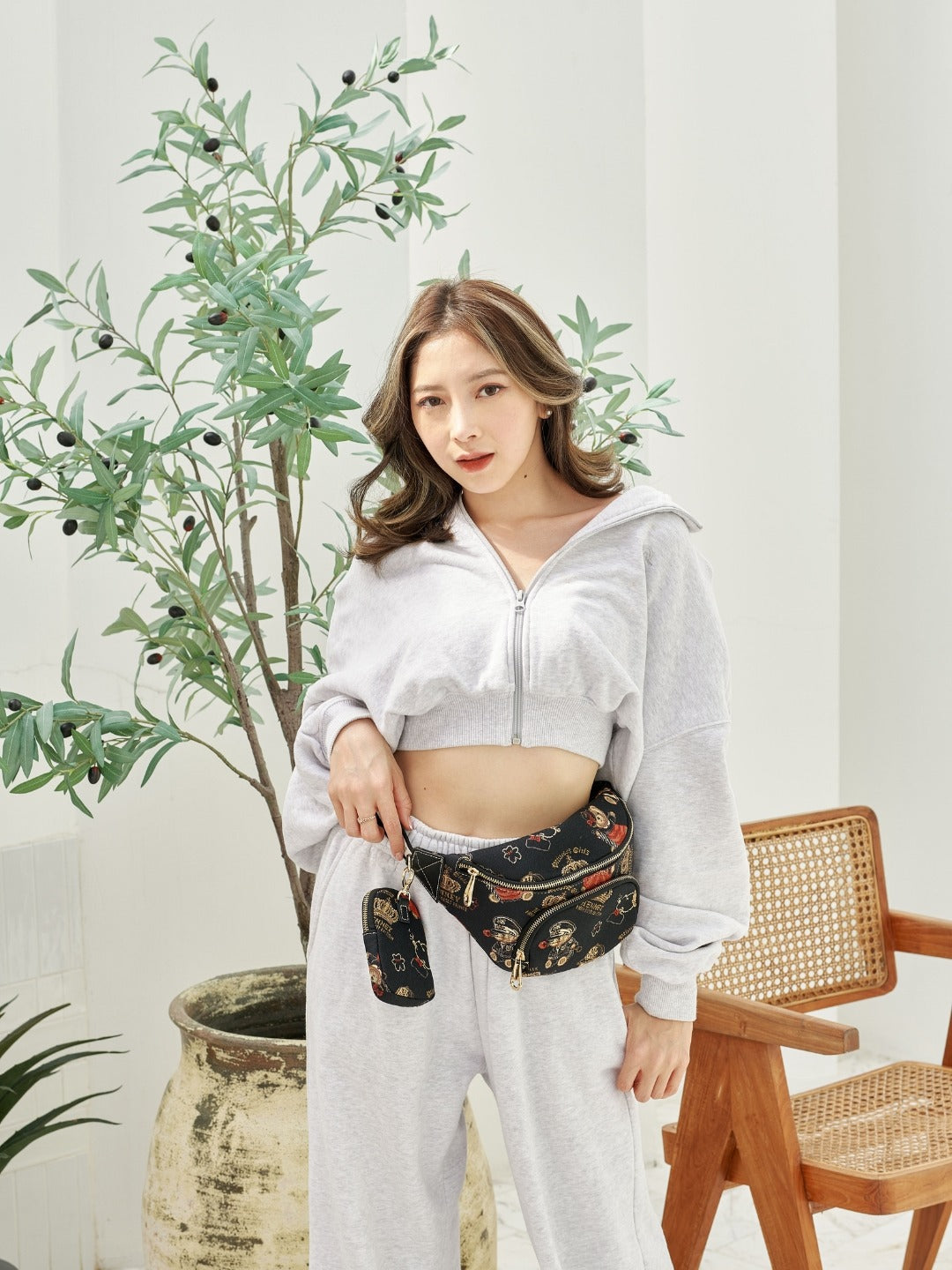 Crown Bear Waist Bag