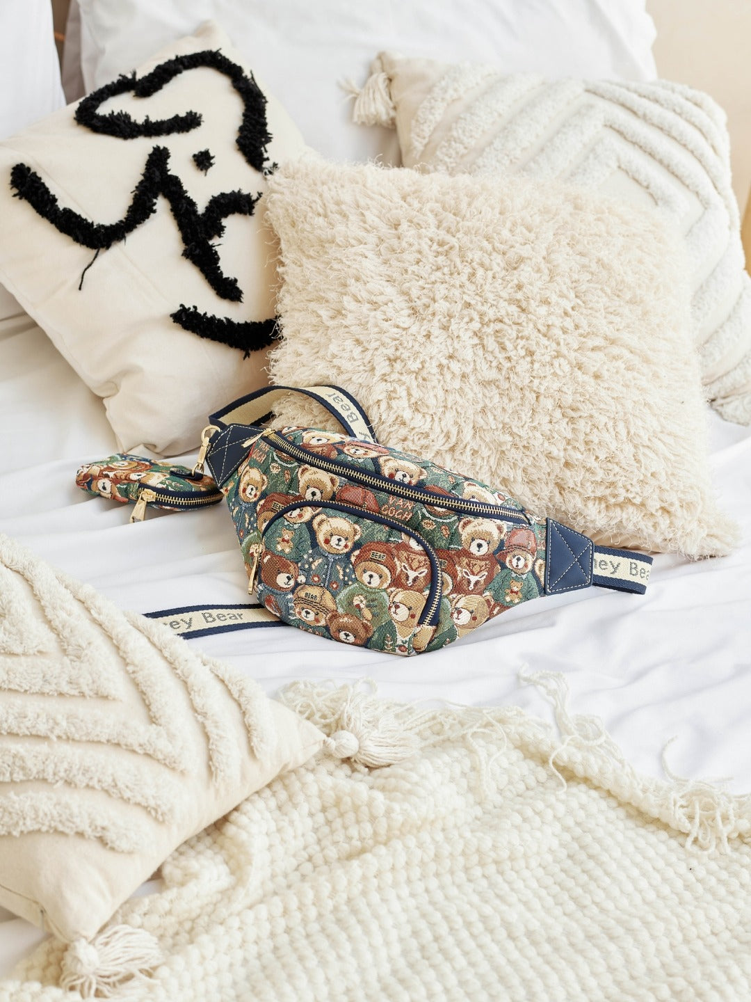 Green Bear Waist Bag