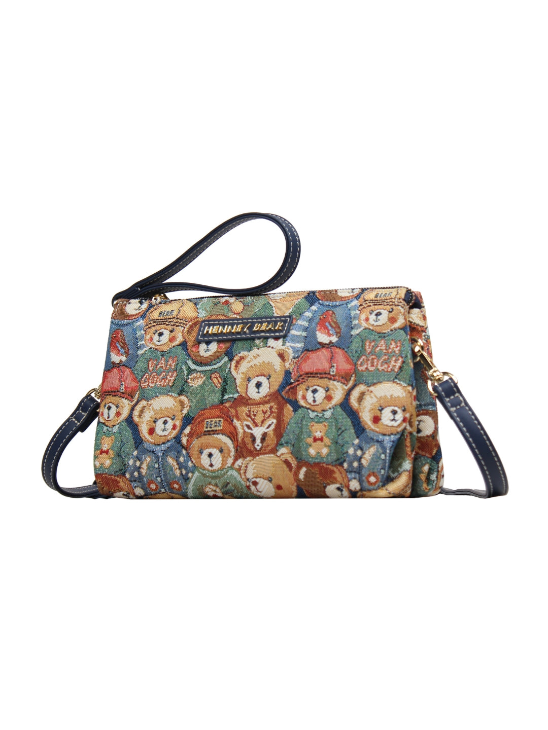 Green Bear Sling Bag