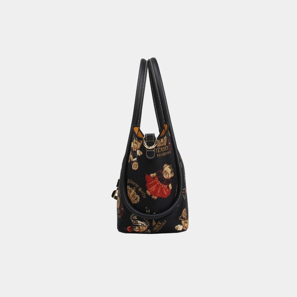 Crown Bear Top Handle Bag (Set of 2)