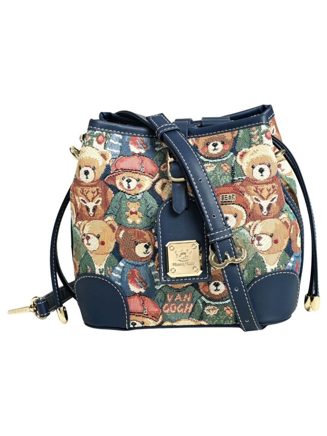Green Bear Bucket Bag