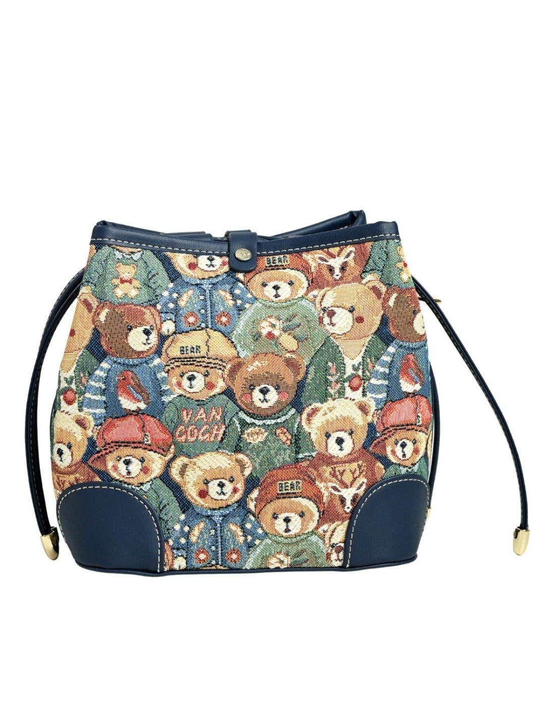 Green Bear Bucket Bag