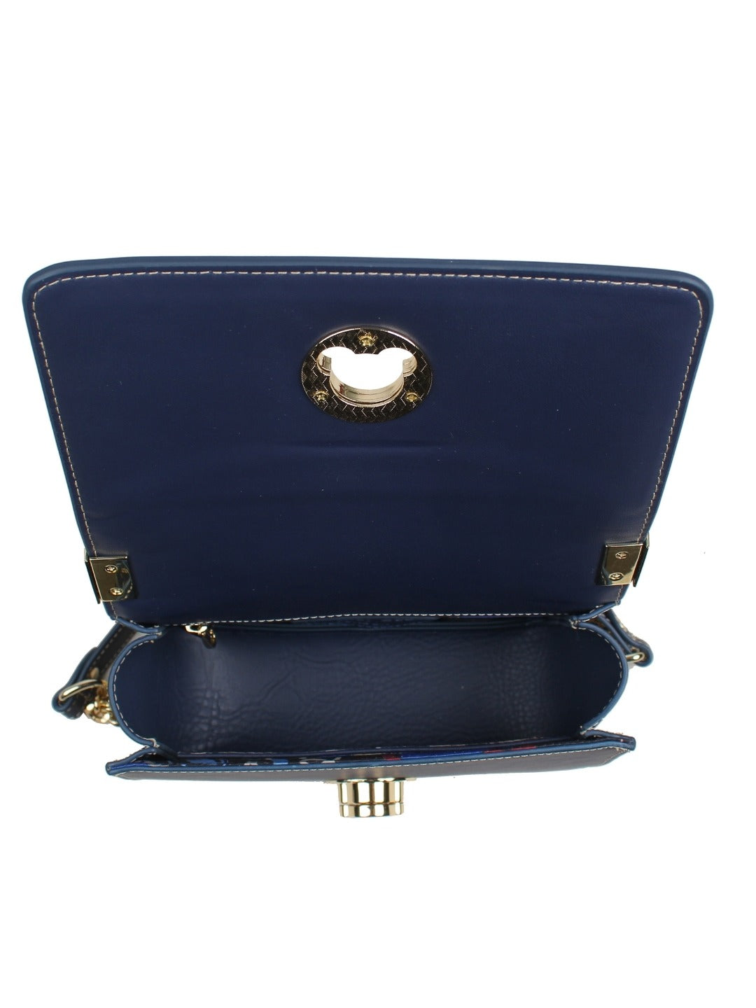 Bear And Fox Sling Bag With Chain Strap