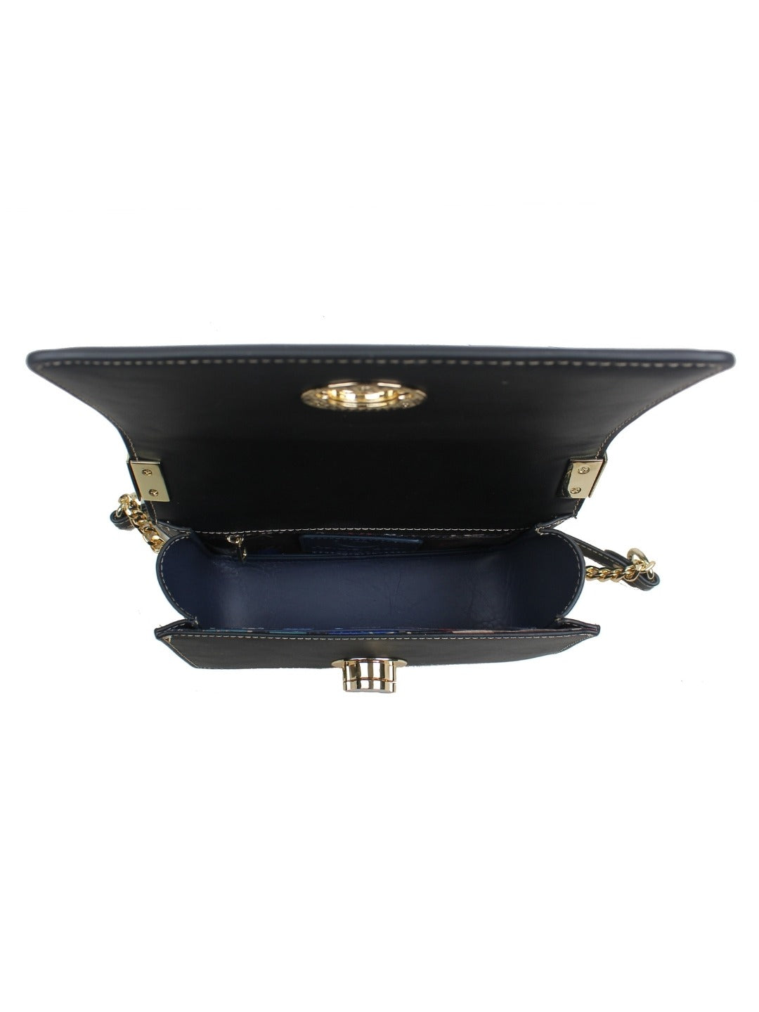 Crown Bear Sling Bag With Chain Strap