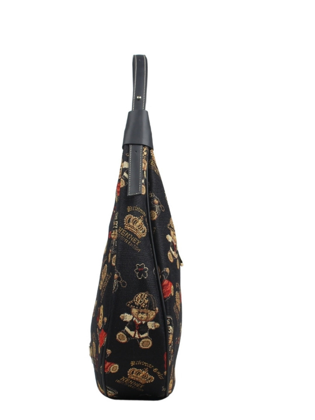Crown Bear Hobo Bag