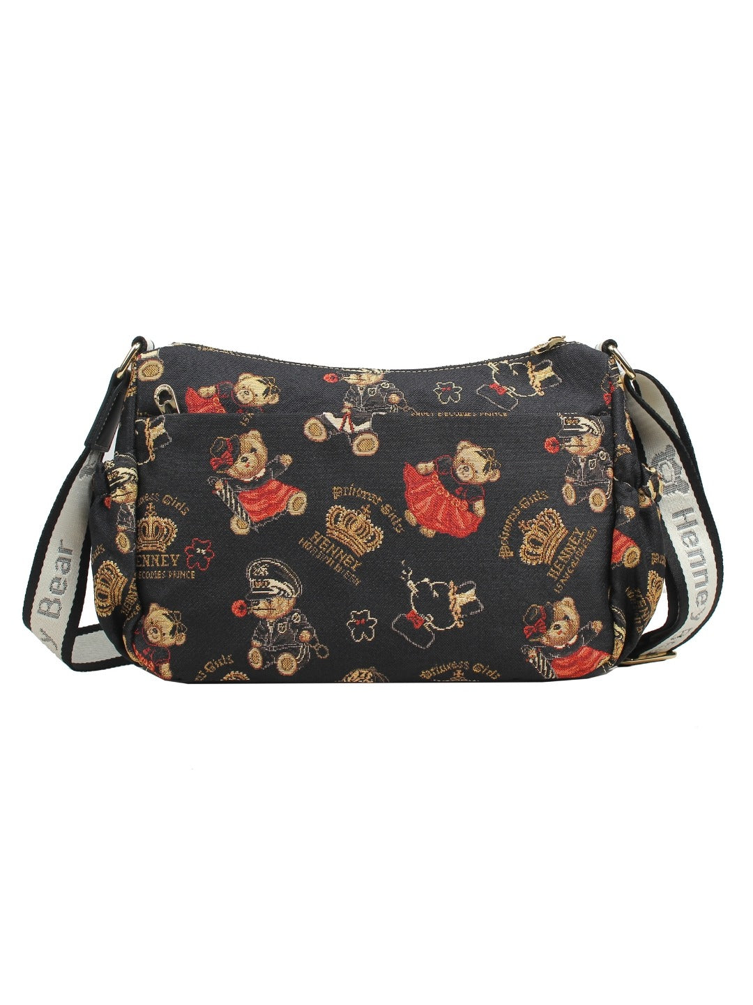 Crown Bear Crossbody Bag