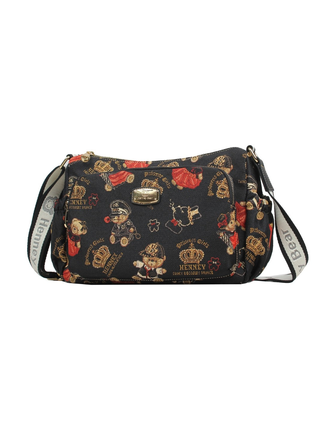 Crown Bear Crossbody Bag
