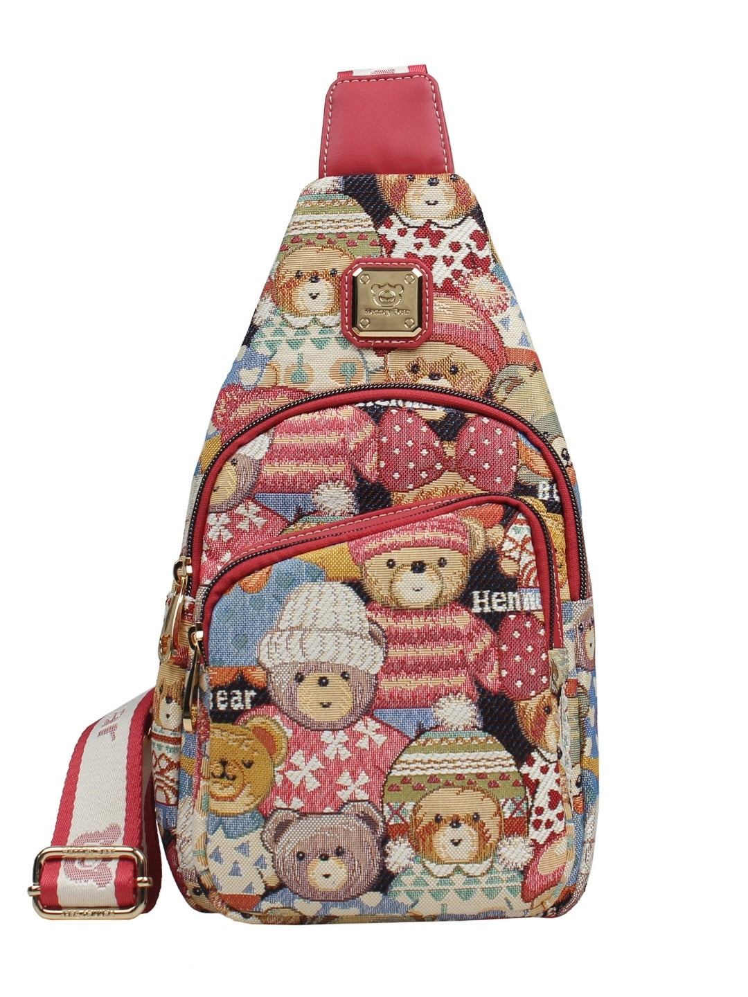 Cute Bear Crossbody Bag