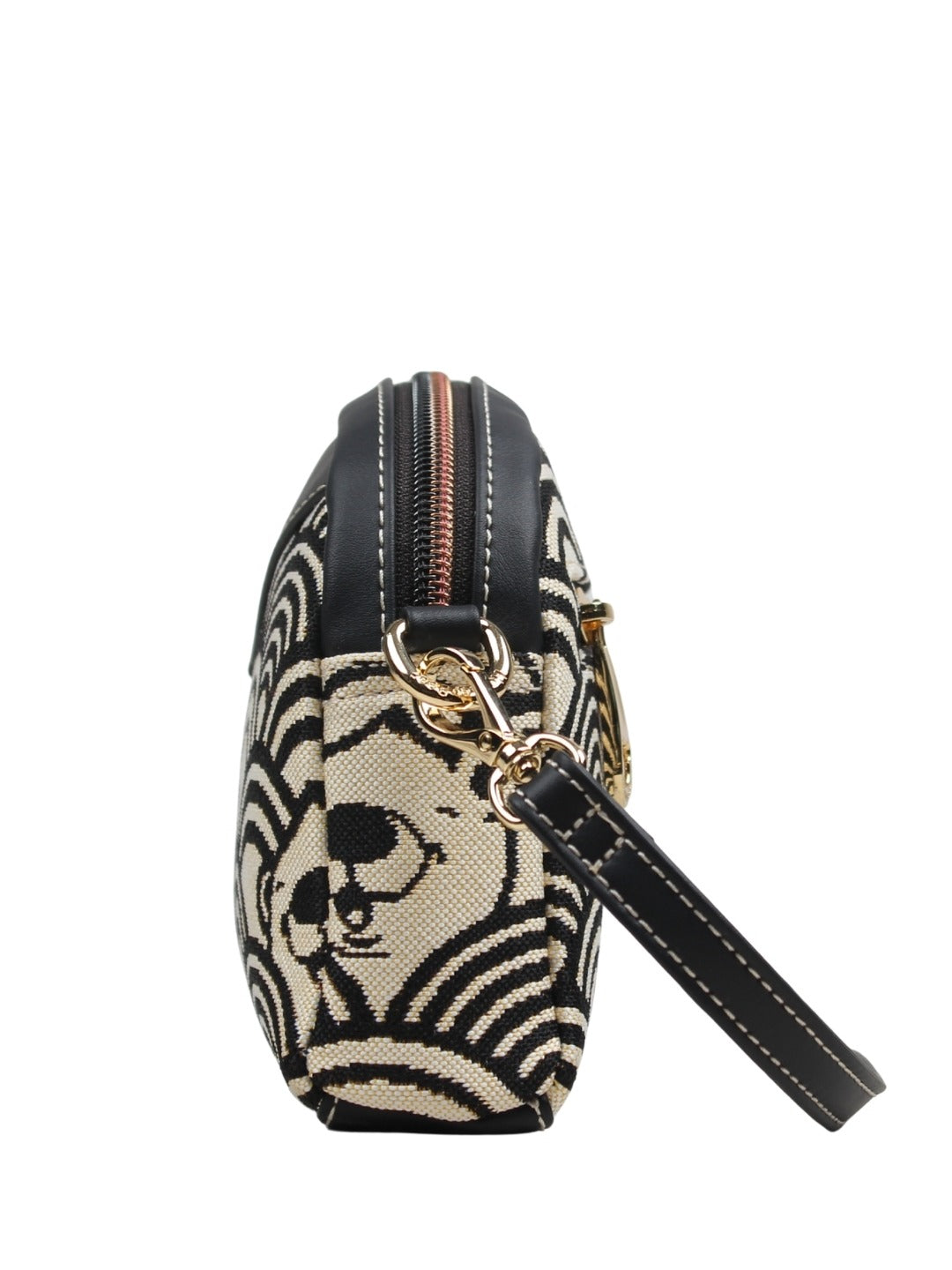 Black White Wave Sling Bag