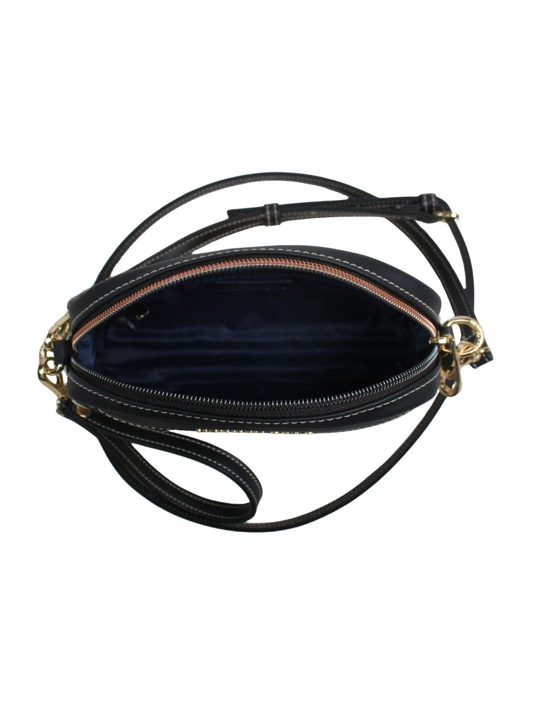 Black White Wave Sling Bag