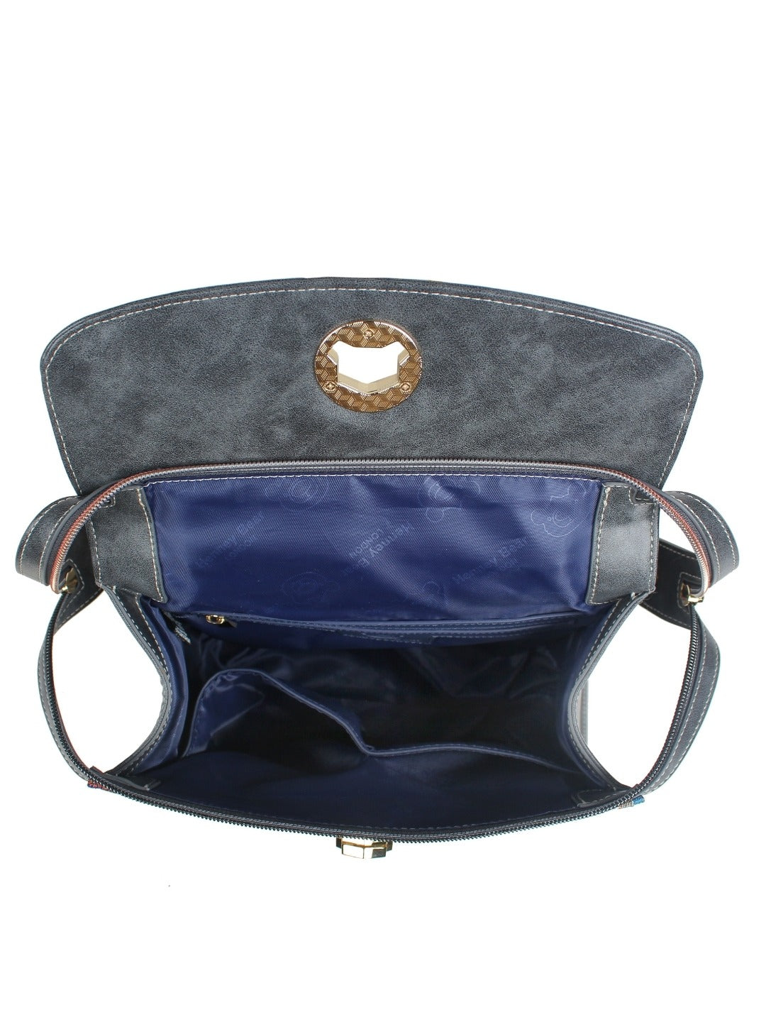 Medal Plate Grey Backpack