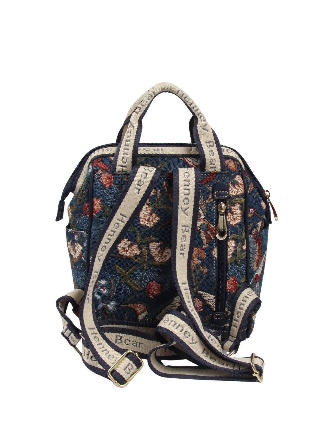 Blue Hummingbird Compact Backpack
