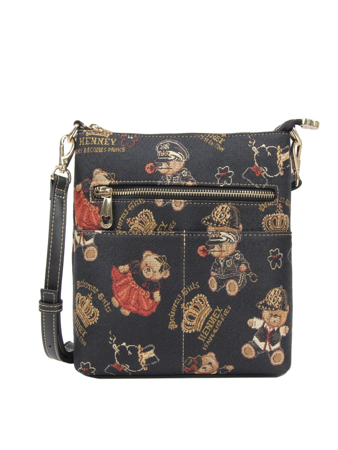 Crown Bear Crossbody Bag