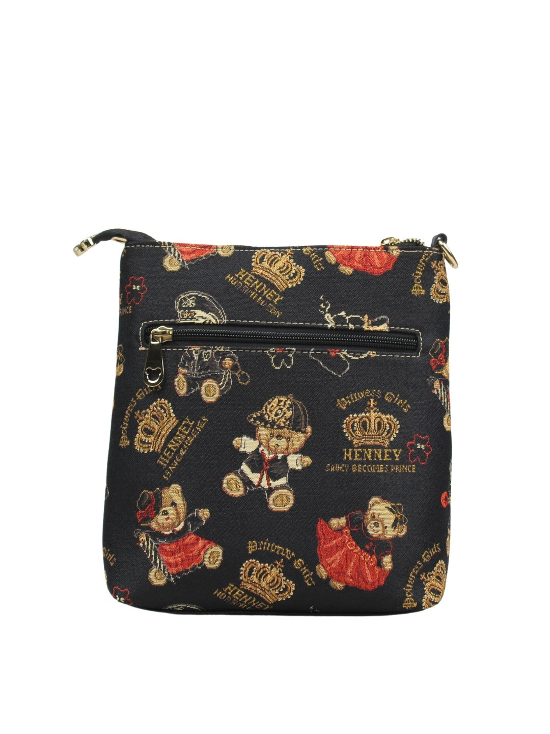 Crown Bear Crossbody Bag
