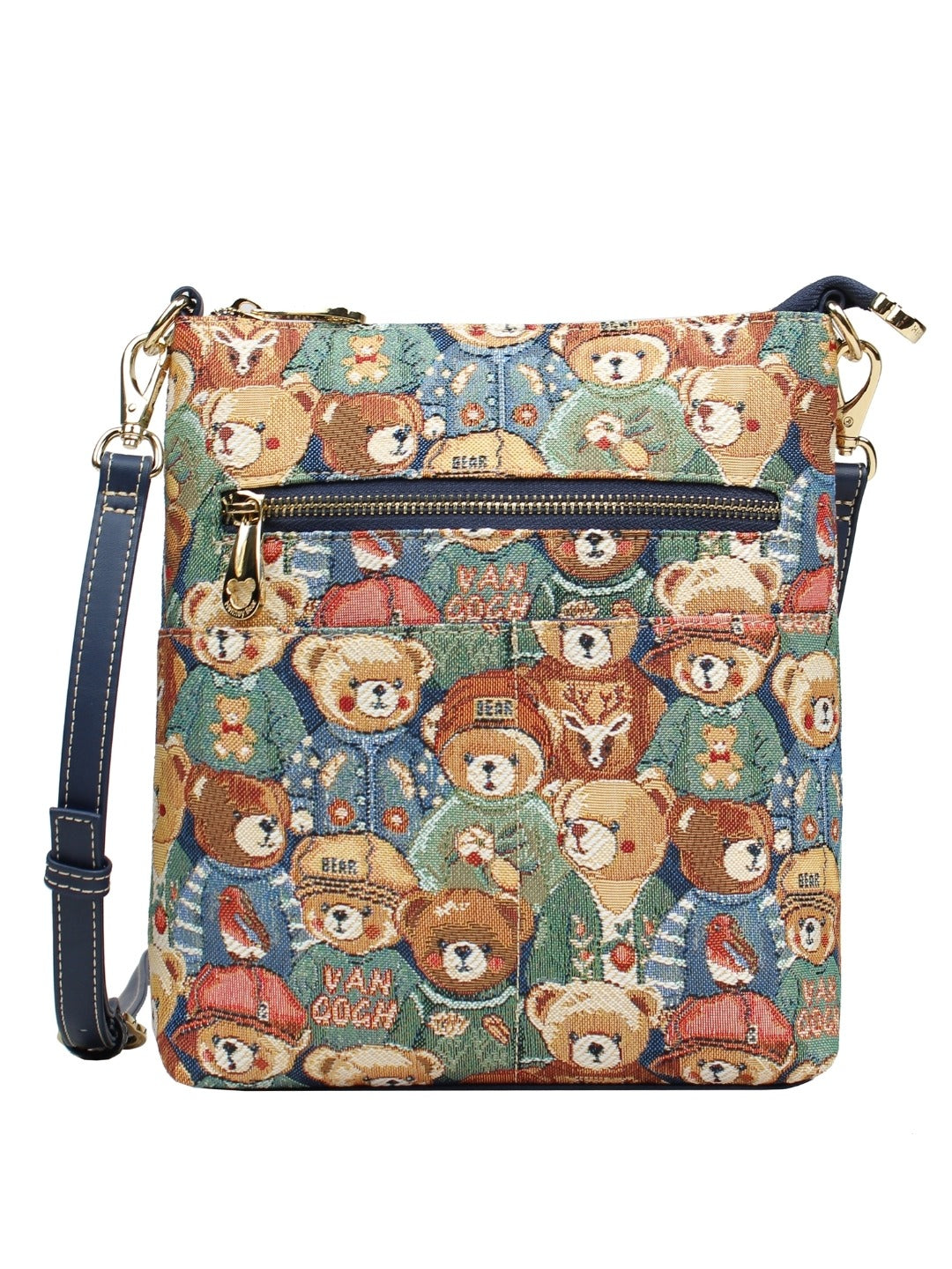 Green Bear Crossbody Bag