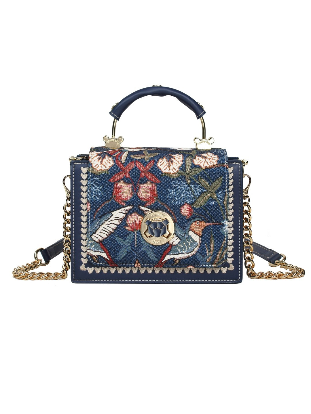 Blue Hummingbird Sling Bag