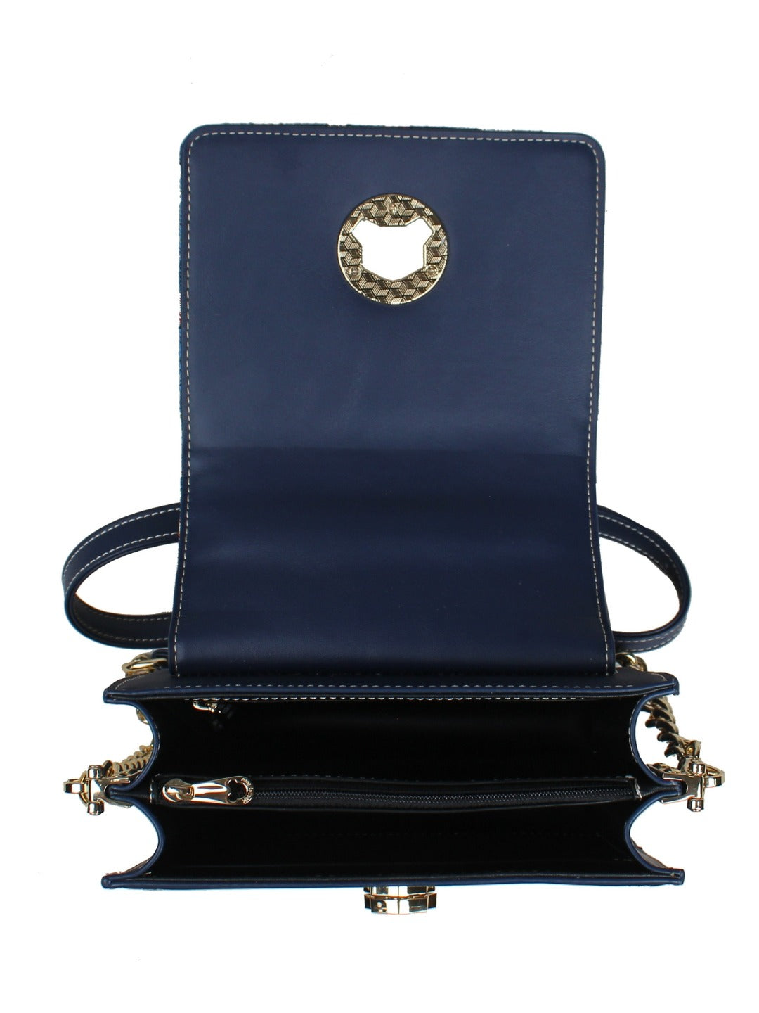 Blue Hummingbird Sling Bag