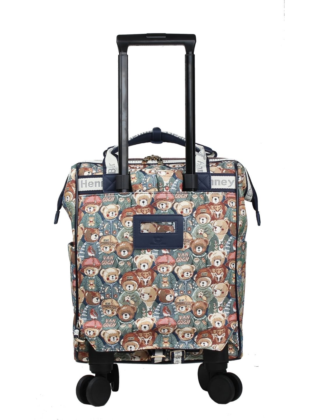 Green Bear Cabin Travel Trolley Bag