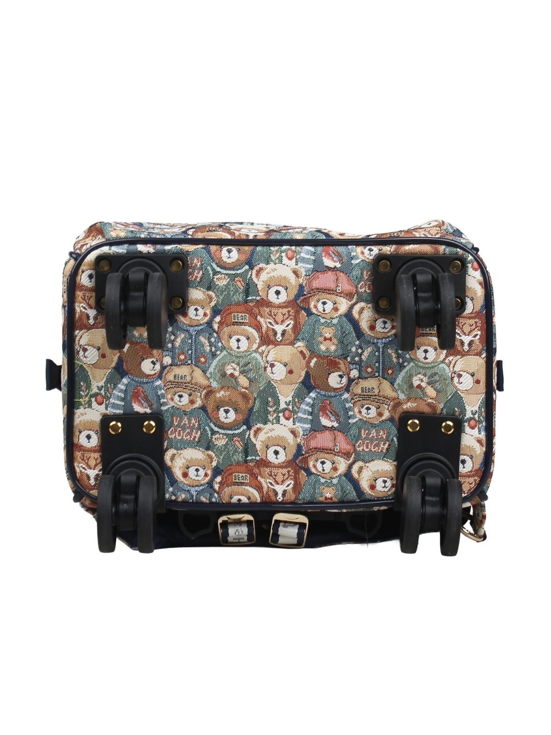 Green Bear Cabin Travel Trolley Bag