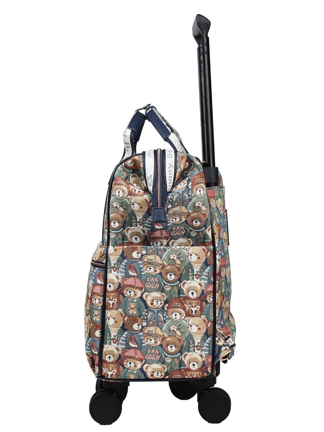 Green Bear Cabin Travel Trolley Bag