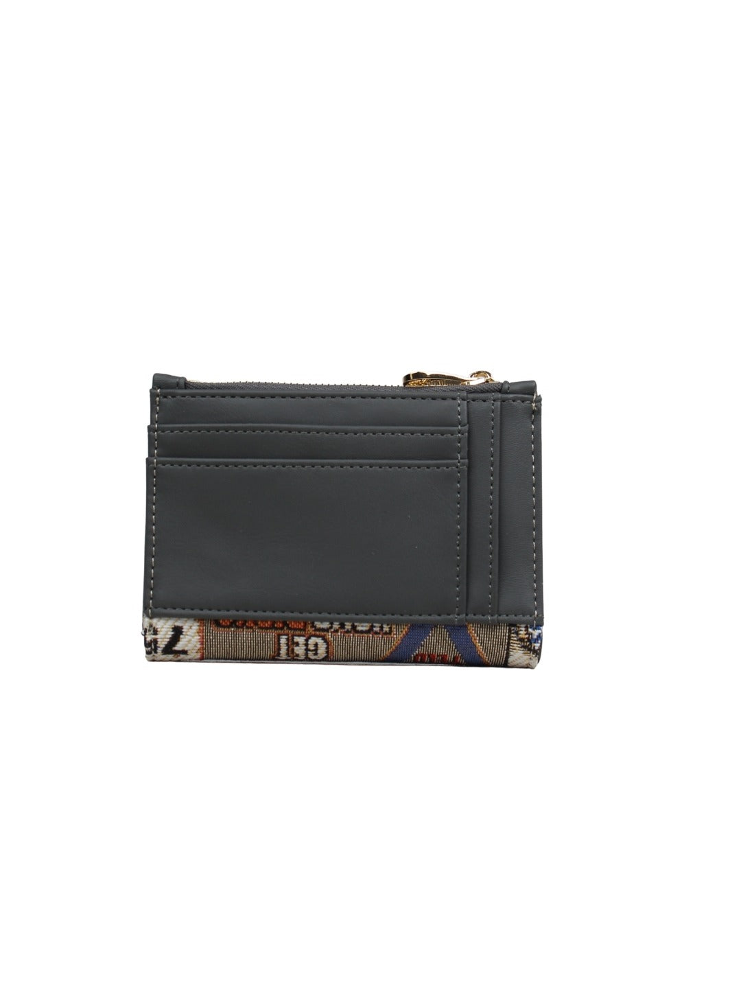 Medal Plate Grey Purse