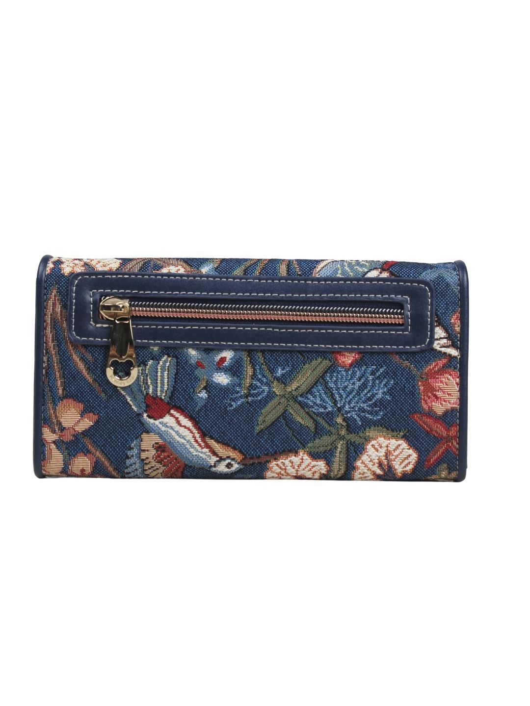 BLUE HUMMINGBIRD PURSE/WALLET