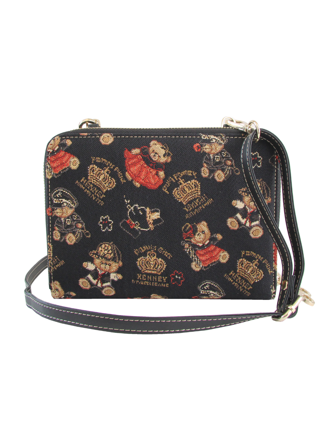 Crown Bear Crossbody Bag