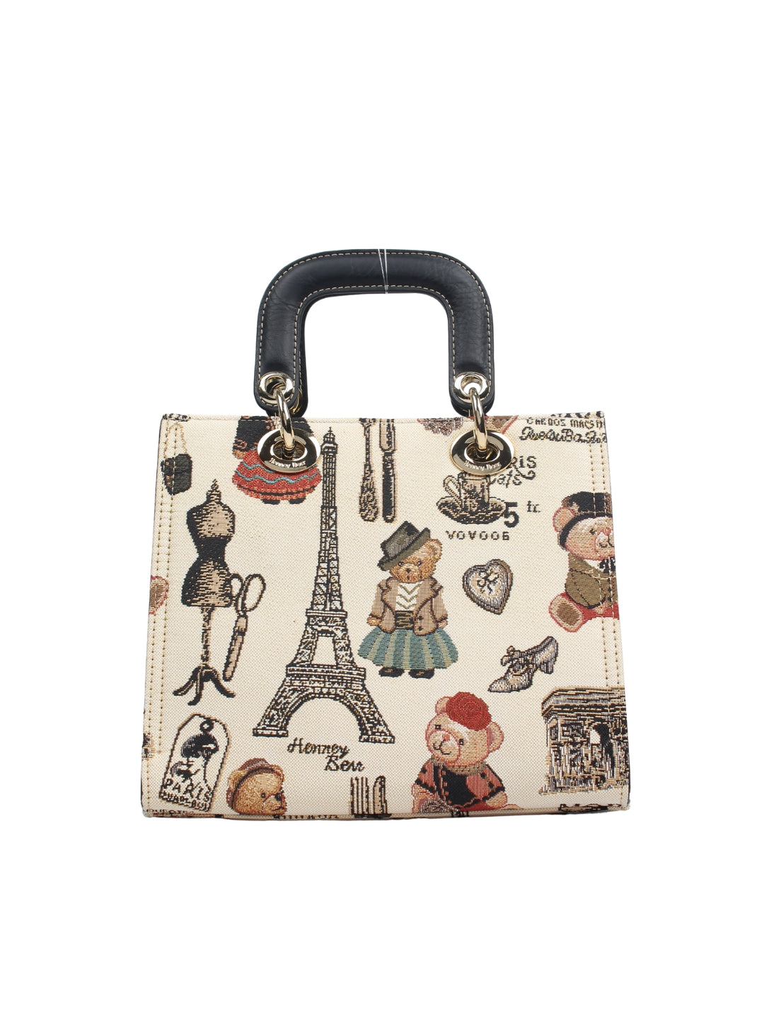 Paris Bear Top Handle