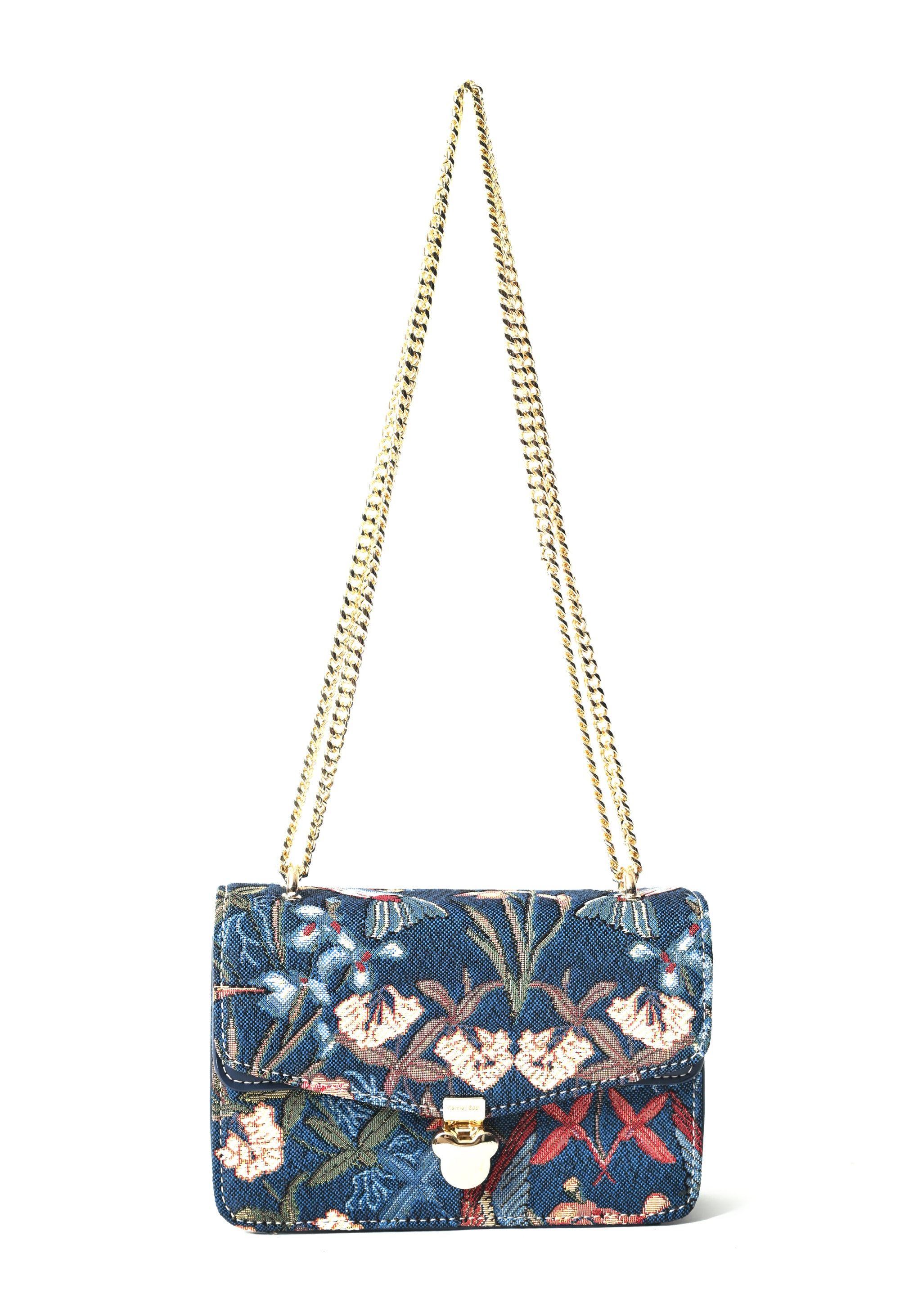 Blue Hummingbird Sling Bag