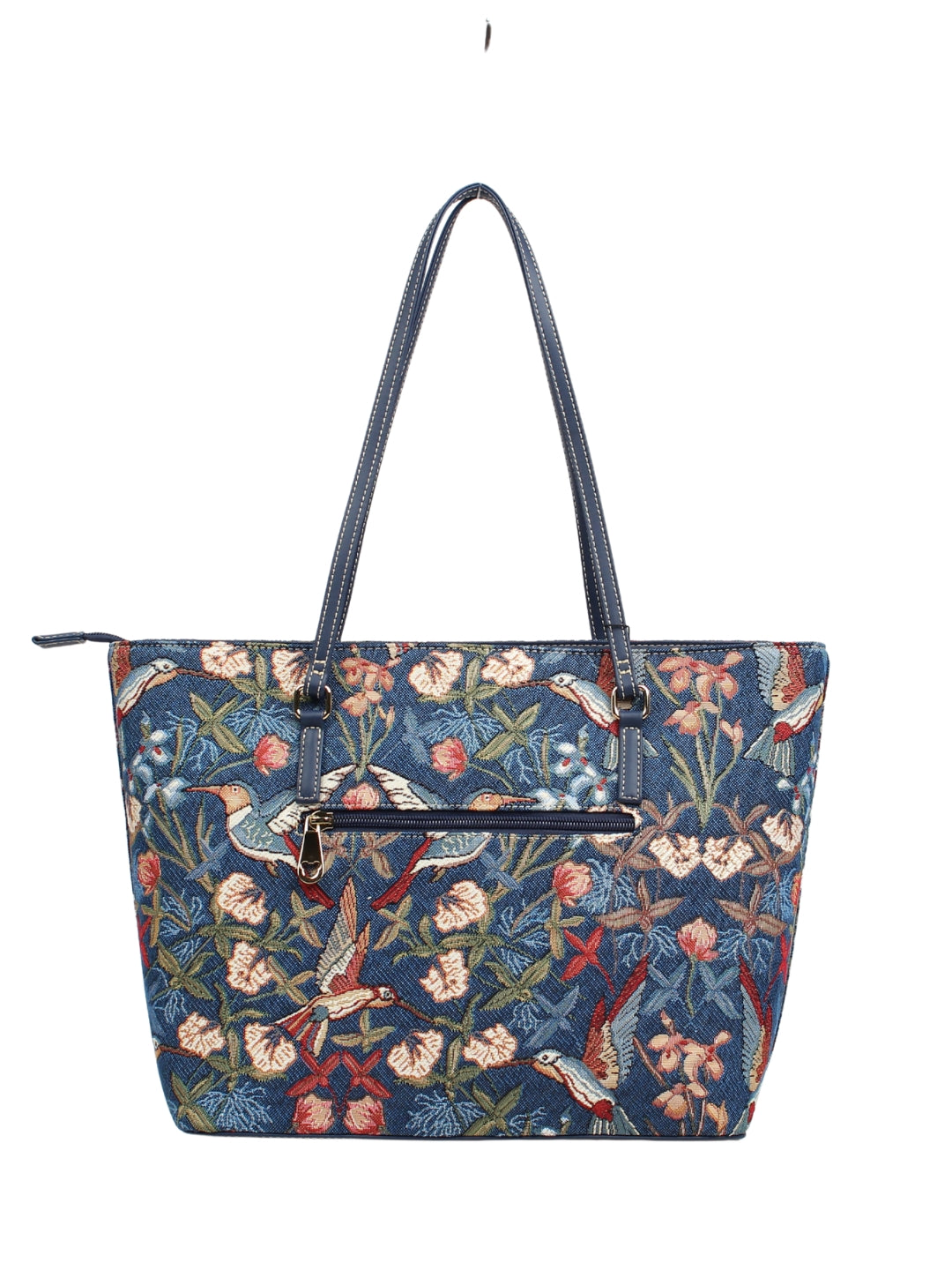 Blue Hummingbird Shoulder Bag
