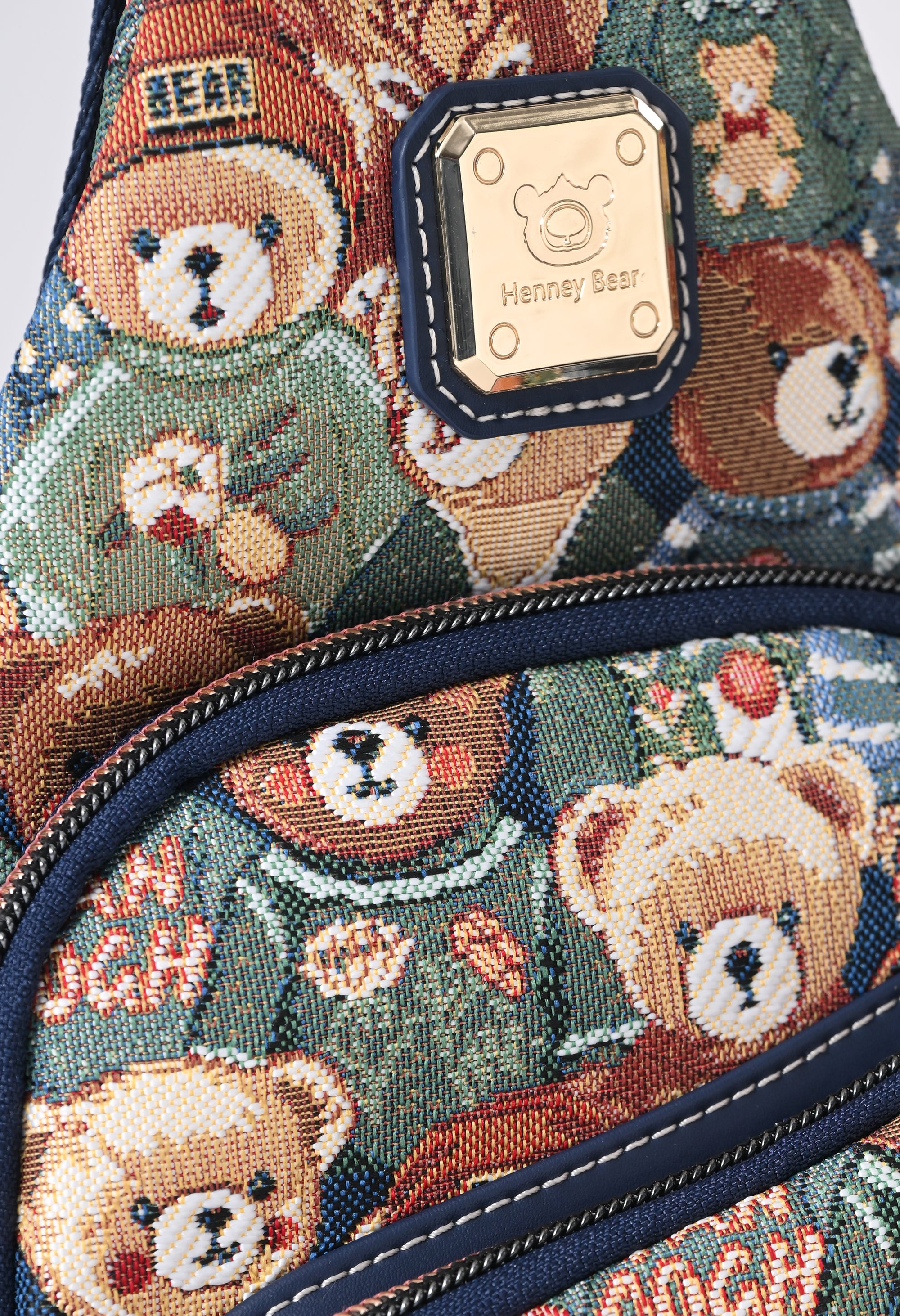 Green Bear Crossbody