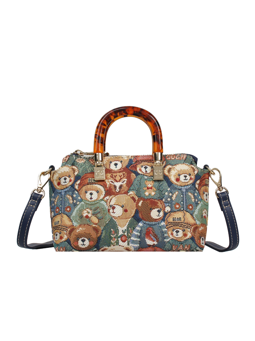 Green Bear Sling Bag