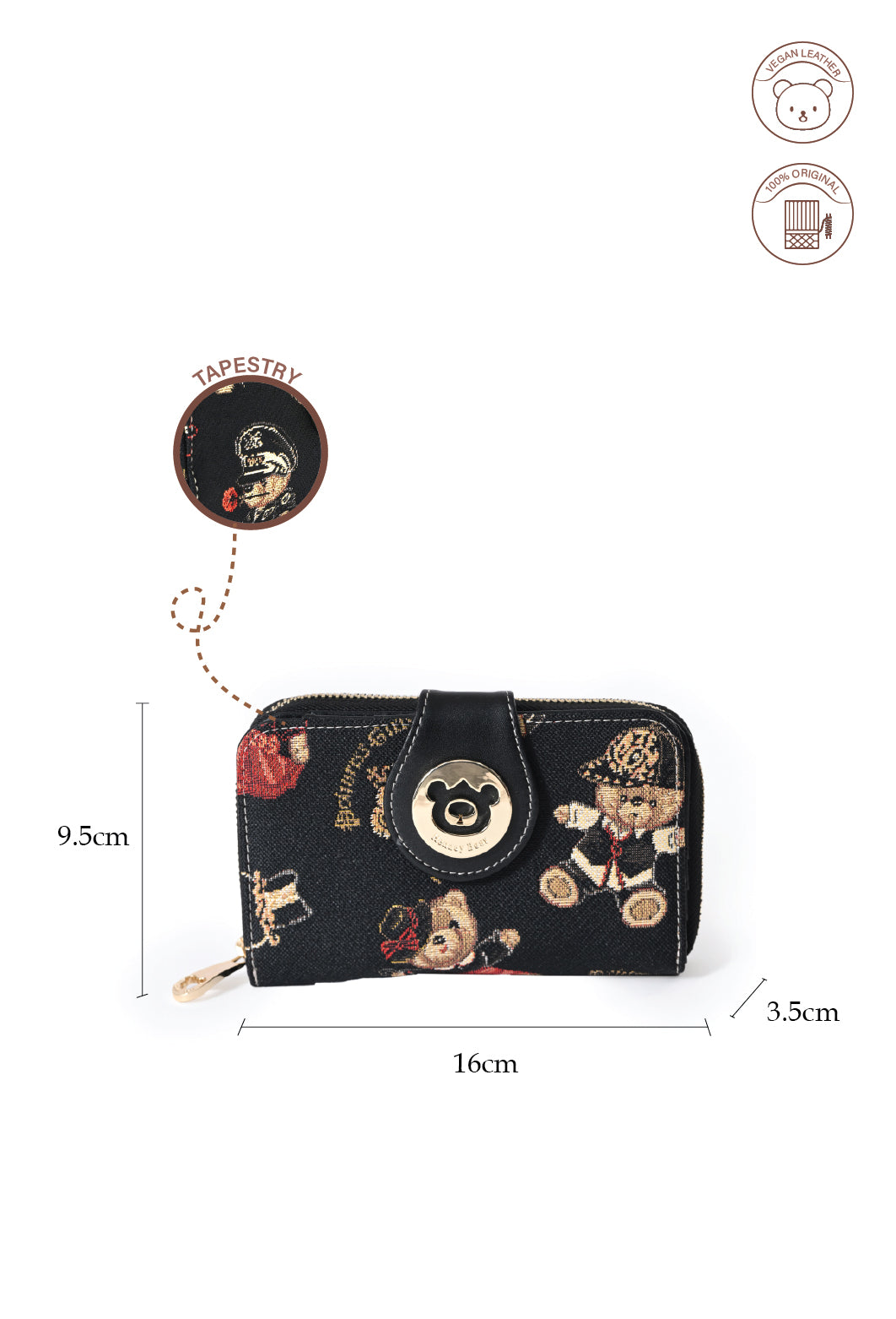 Crown Bear Purse