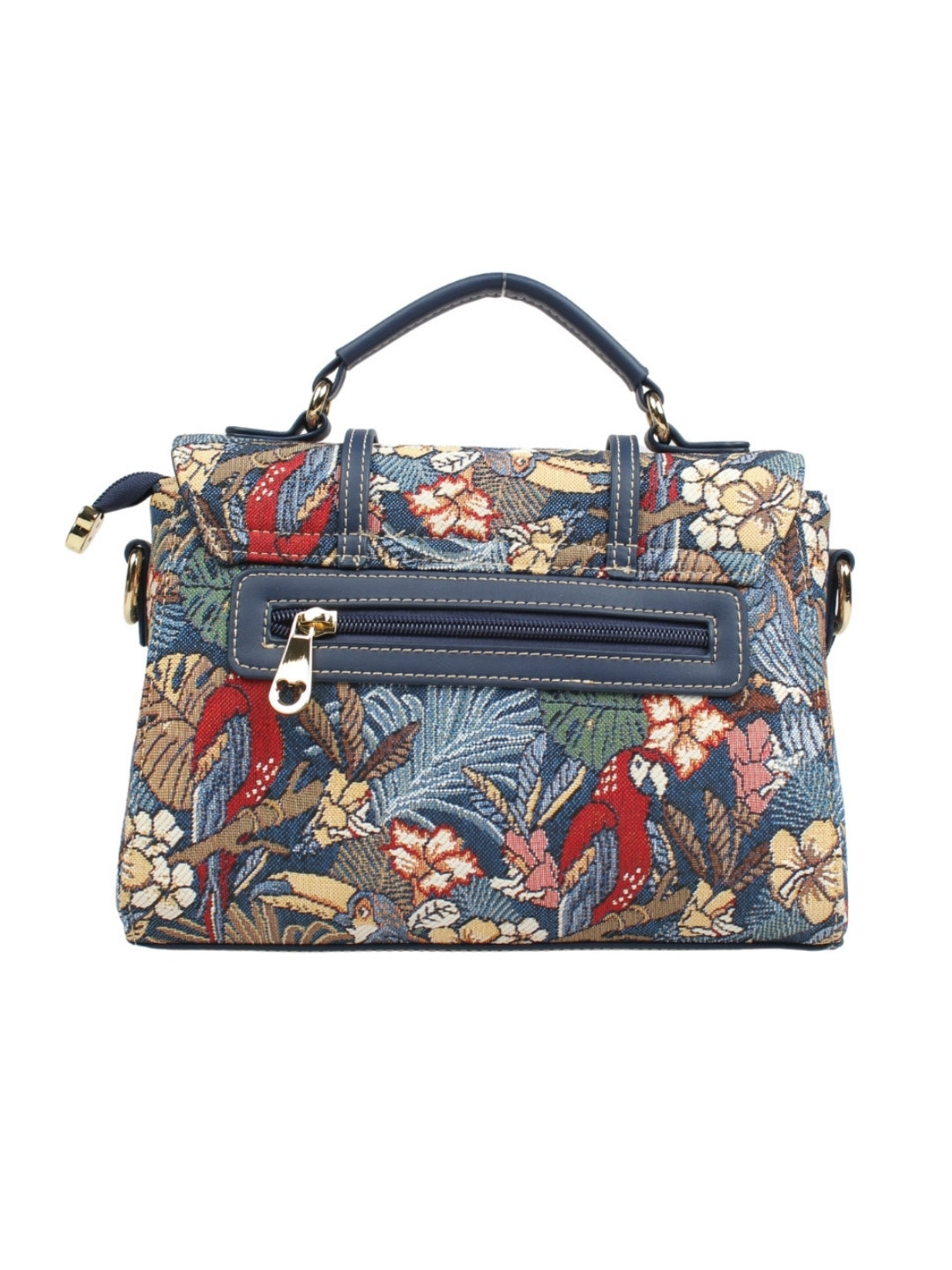 Parrot Song Top Handle Bag
