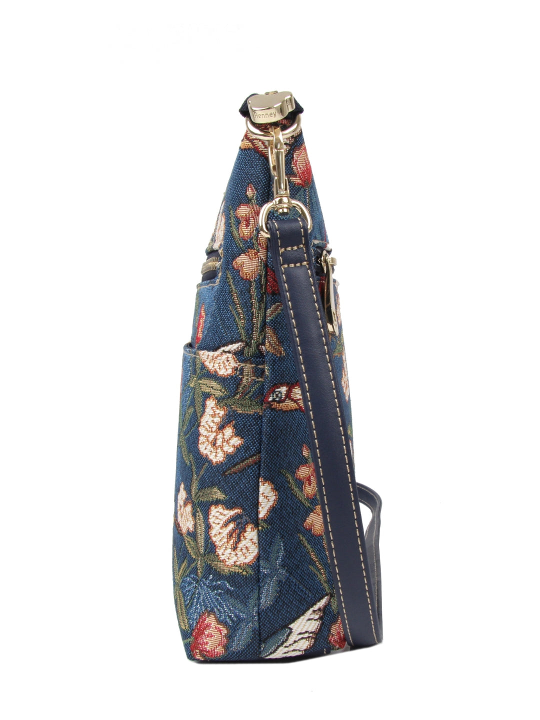 Blue Hummingbird Crossbody Bag