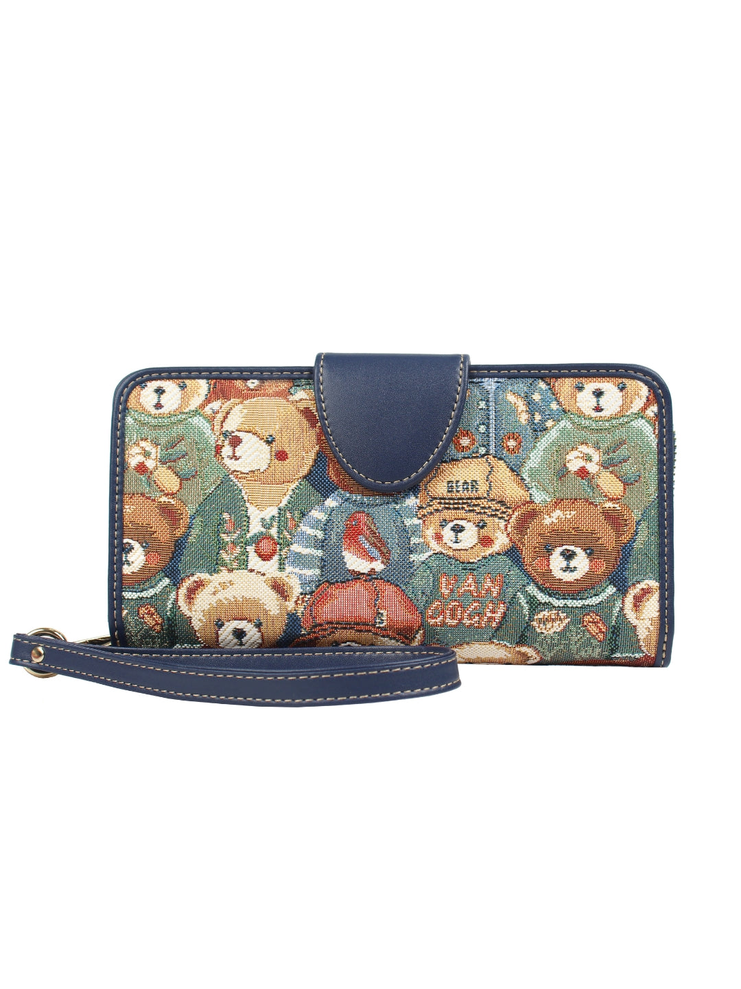 Green Bear Wristlet Purse