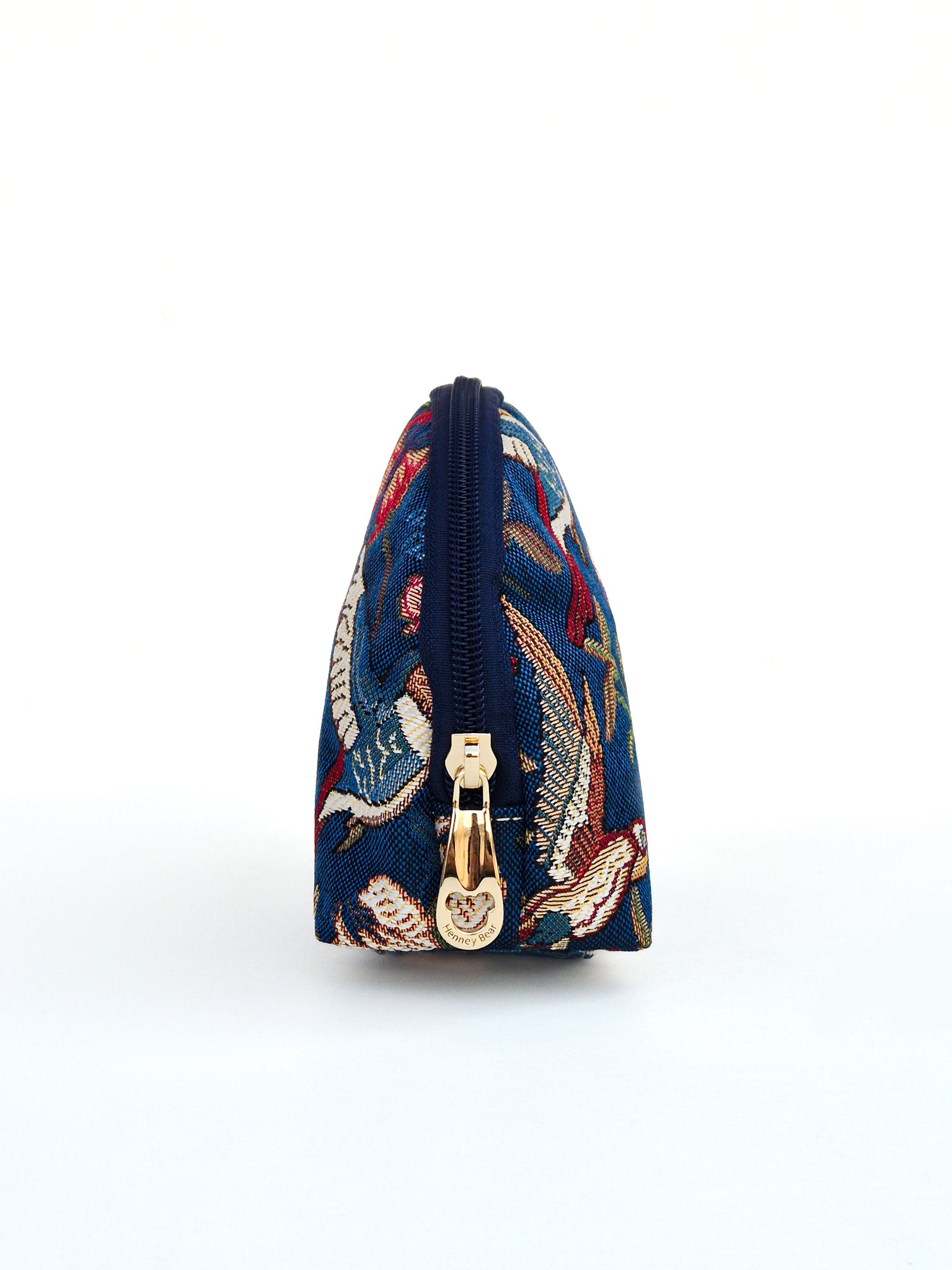 Blue Hummingbird Makeup Pouch