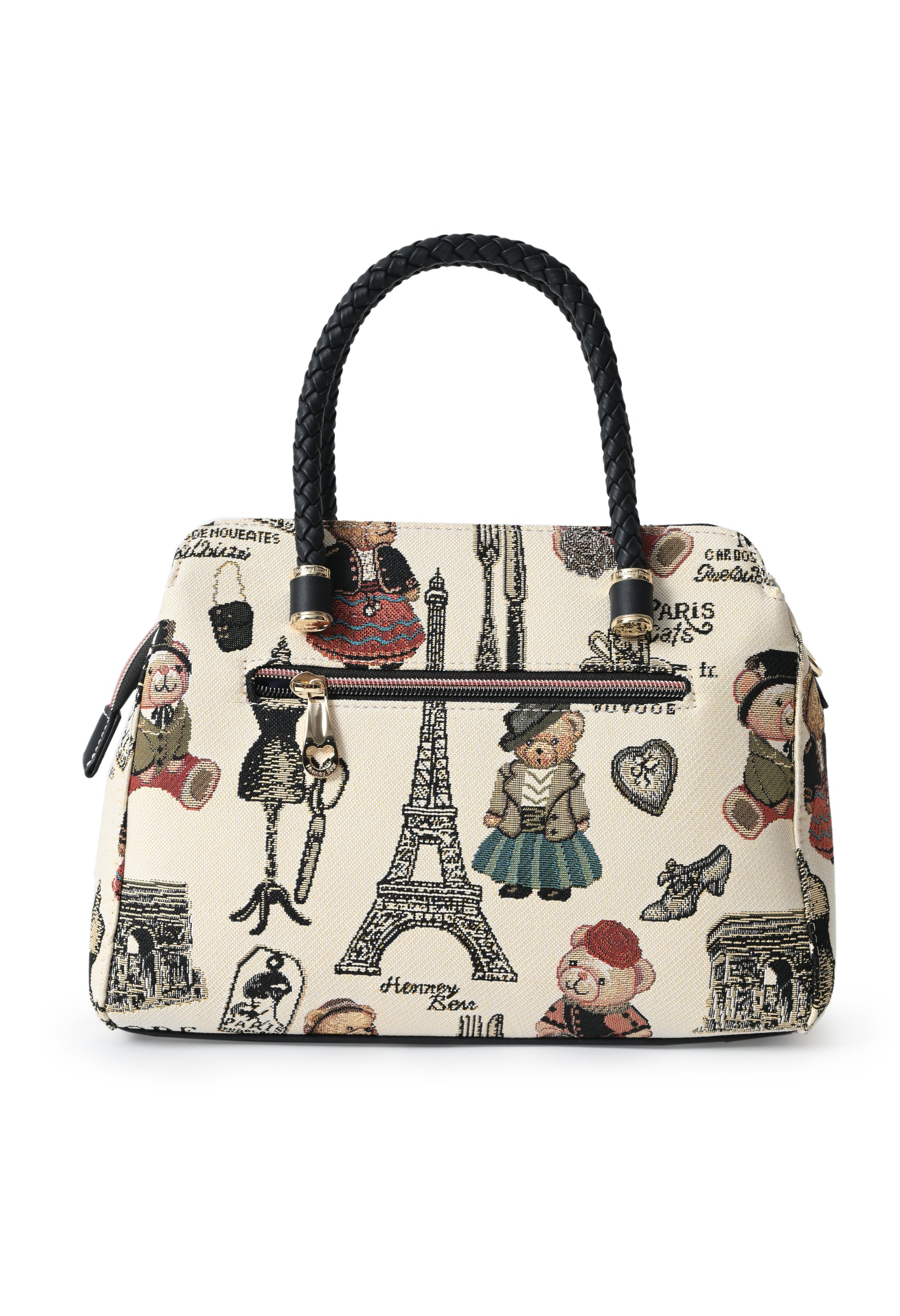 Paris Bear Top Handle