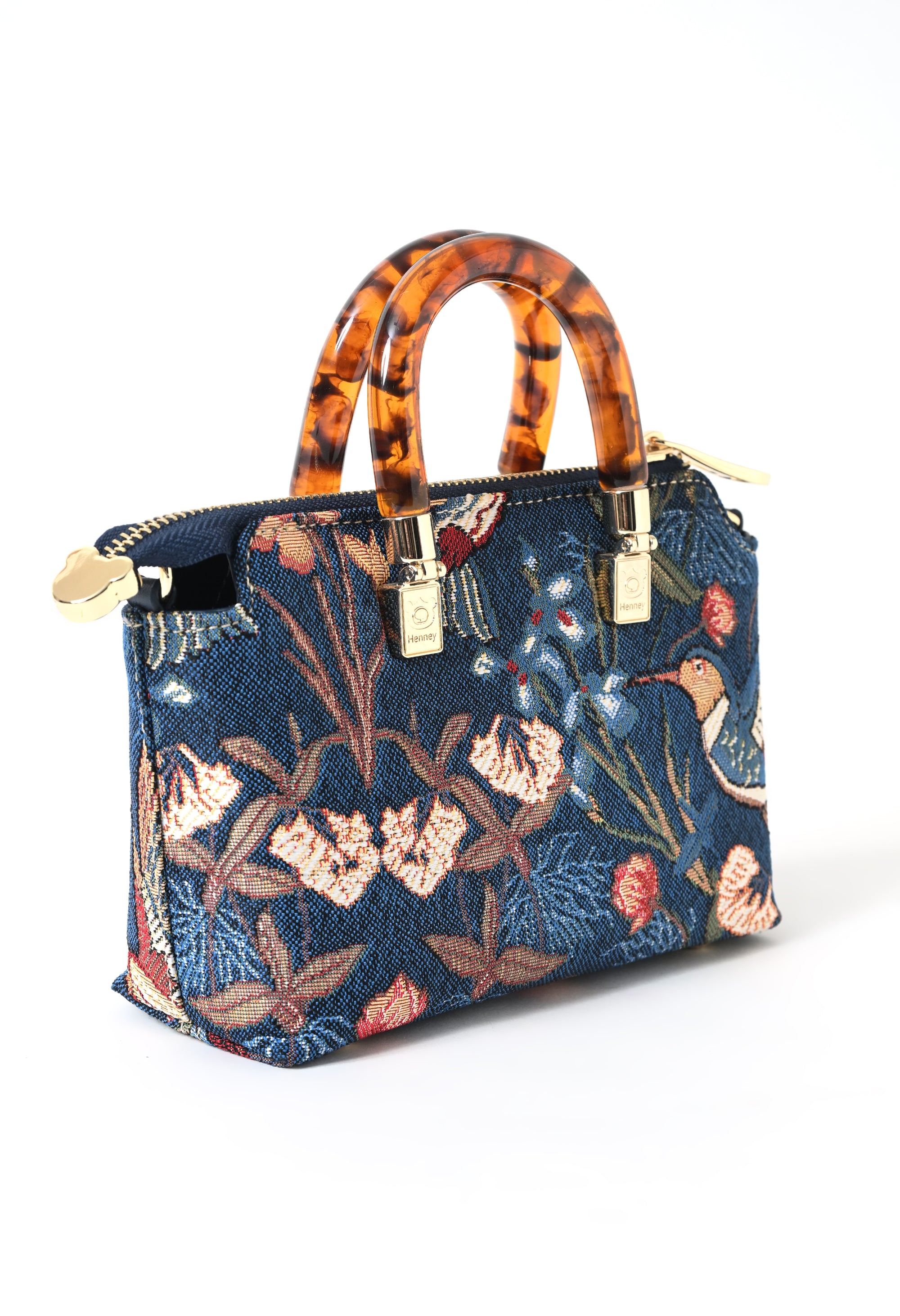 Blue Hummingbird Sling Bag