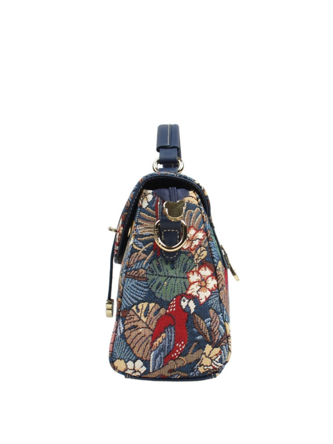 Parrot Song Top Handle Bag