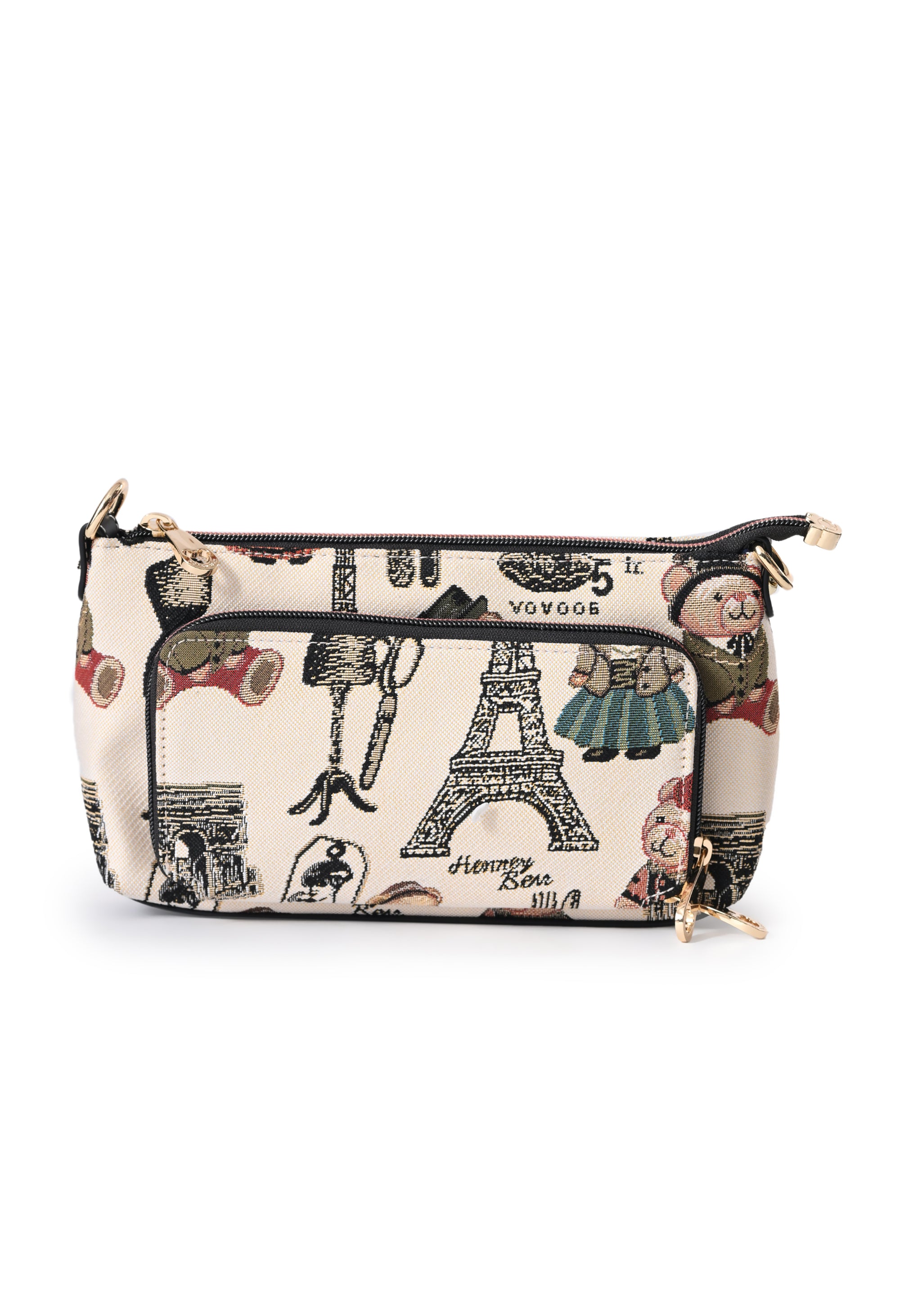 Paris Bear Crossbody Bag