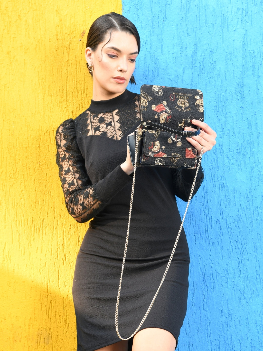 Crown Bear Purse