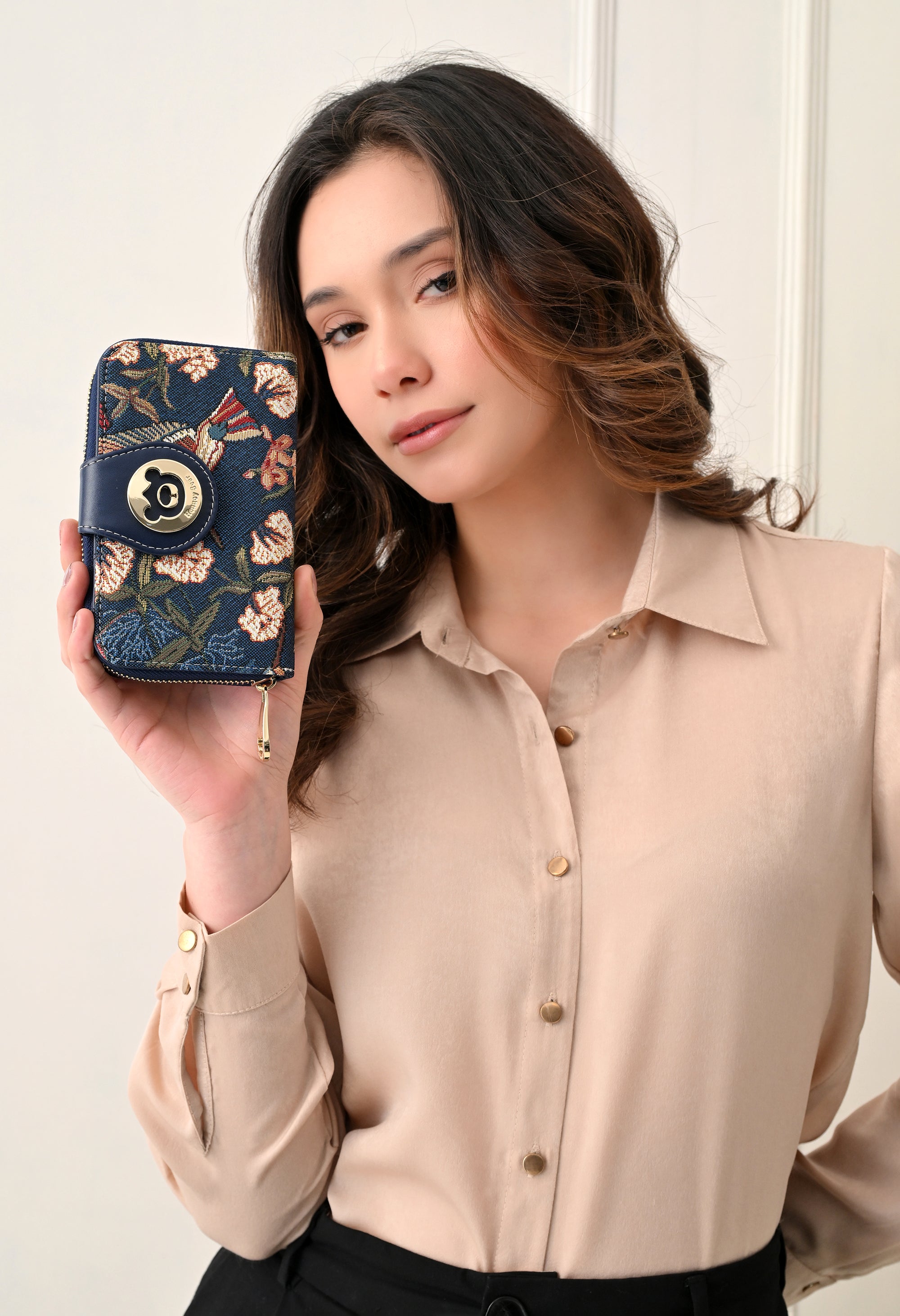 Blue Hummingbird Purse