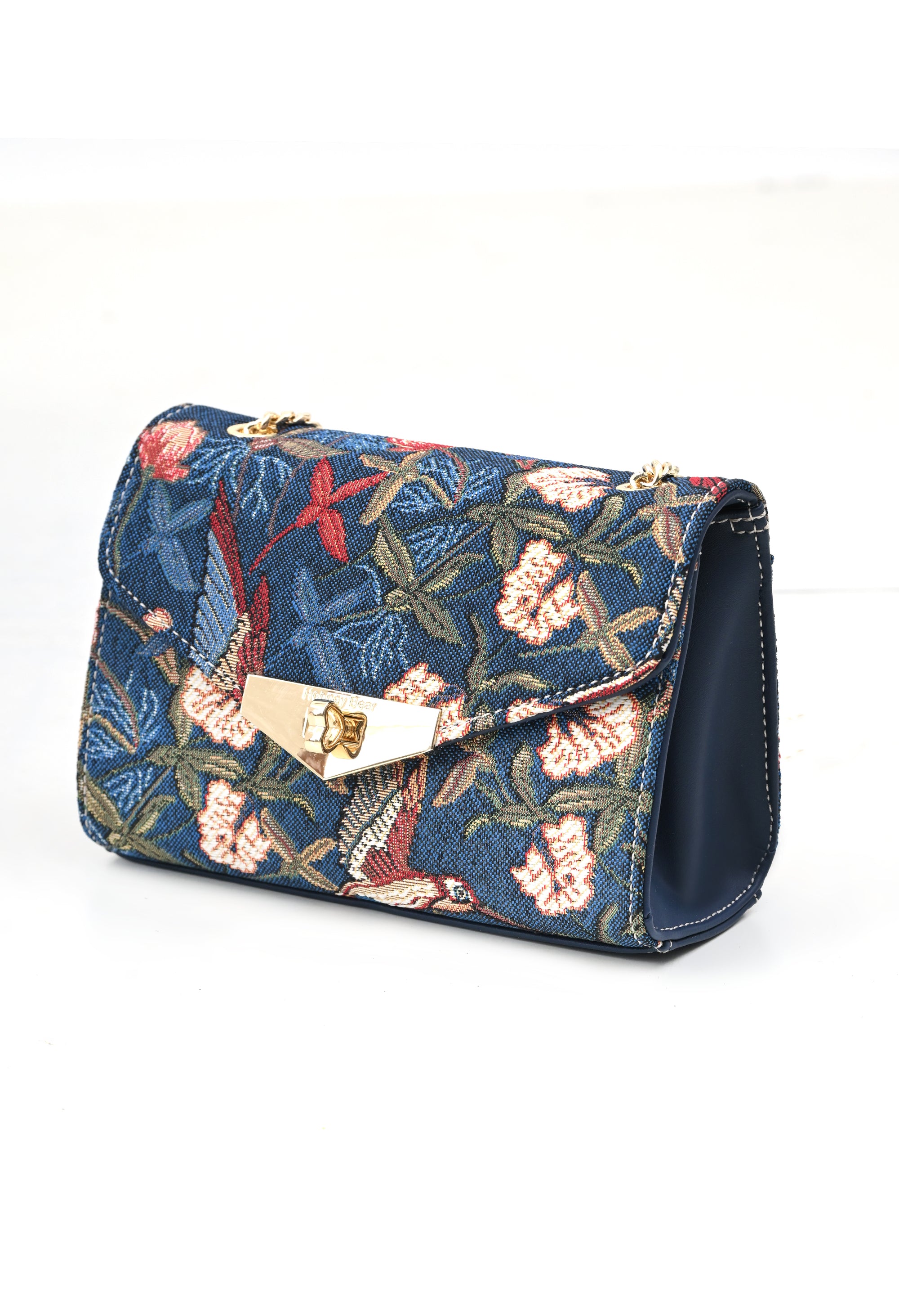 Blue Hummingbird Sling Bag
