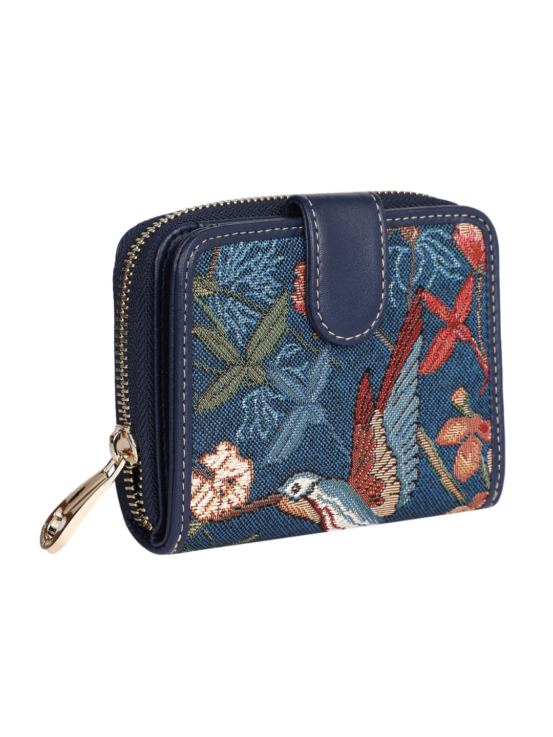 Blue Hummingbird Purse